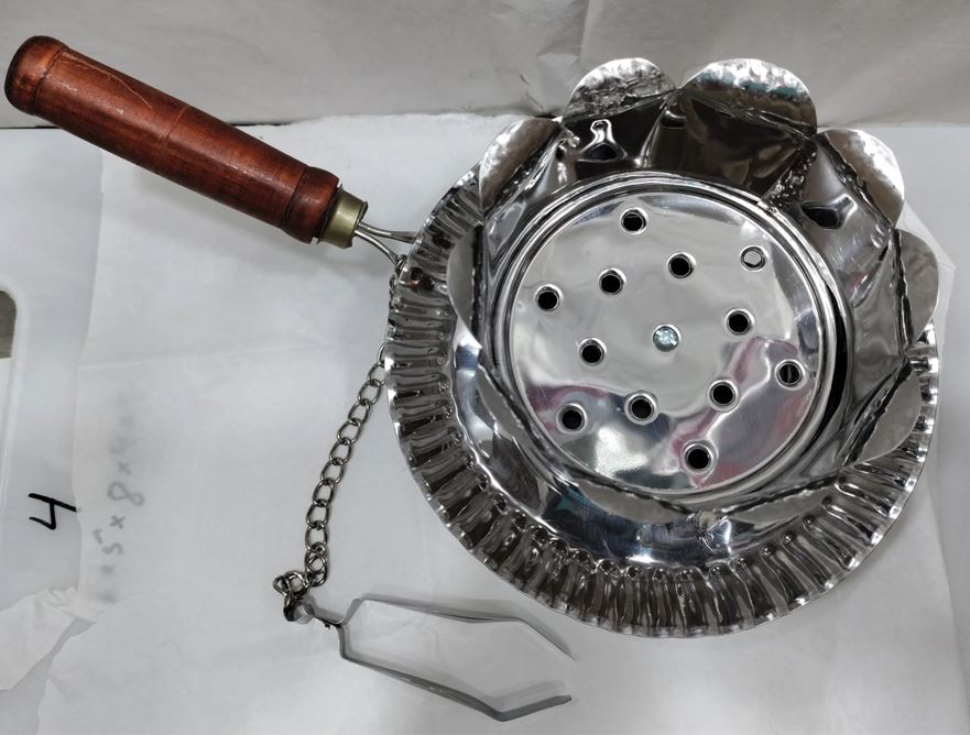 Stainless Steel Lobandan & Dhonidan Incense Burner