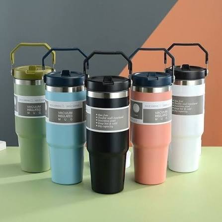 Vacuum Car Cup 900ml (30oz) — Stainless Steel