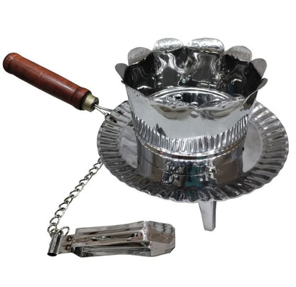 Stainless Steel Lobandan & Dhonidan Incense Burner
