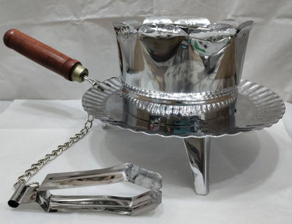 Stainless Steel Lobandan & Dhonidan Incense Burner