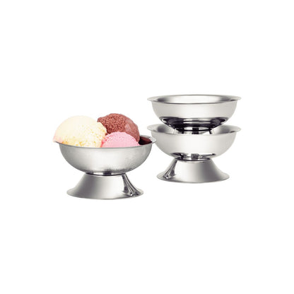 Stainless Steel Dessert Bowls – Pack of 6