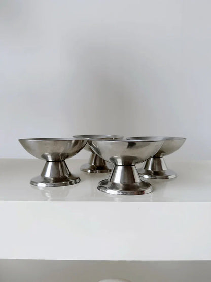 Stainless Steel Dessert Bowls – Pack of 6