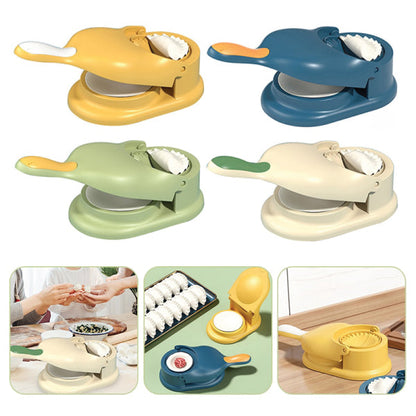 2-in-1 Dumpling Maker Press & Dough Cutter | Homemade Dumpling Mold Tool