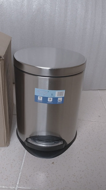 Premium Quality Stainless Steel Hydraulic Pedal Dustbin
