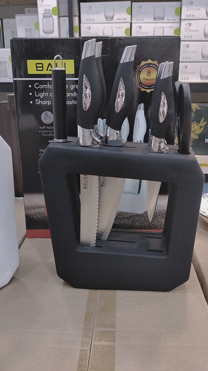 Premium Kitchen Knife Set with Stand