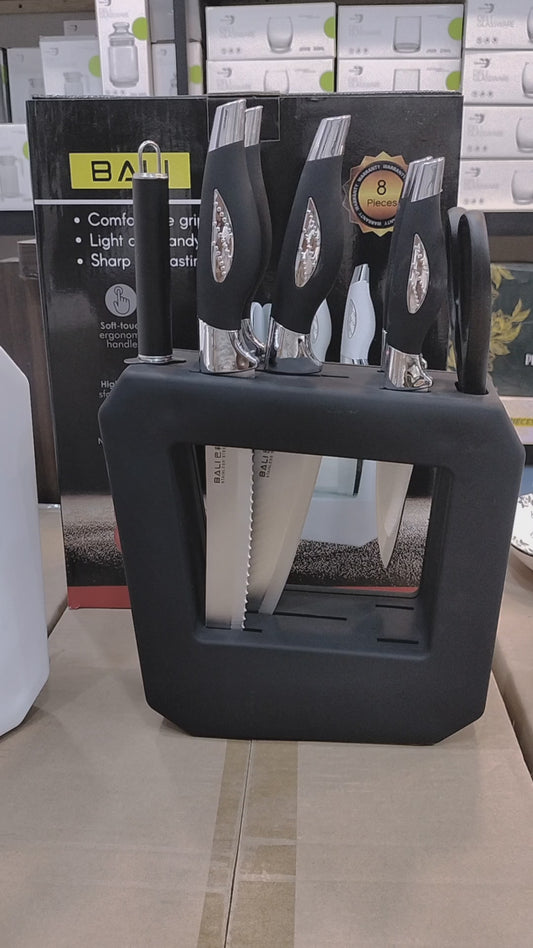 Premium Kitchen Knife Set with Stand