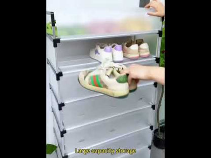 Simple Dustproof Shoe Rack – Modular Storage Organizer